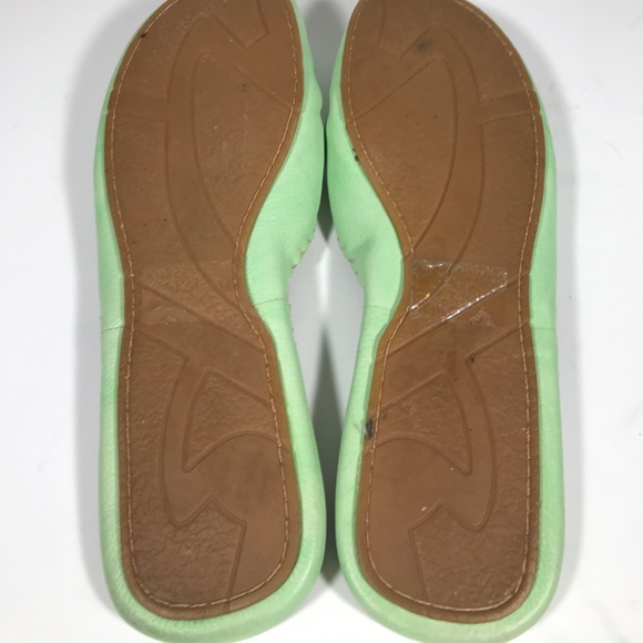 Bronx Green leather mules size 39B - Picture 4 of 4